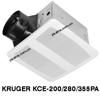 Quạt thông gió âm trần Kruger KCE 355PA 