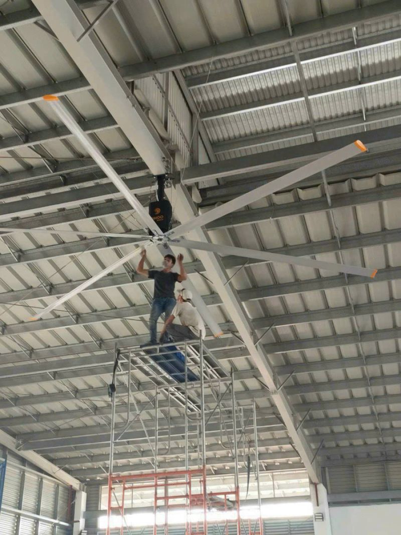 Giải pháp làm mát tiết kiệm cho nhà xưởng diện tích trên 1000m²